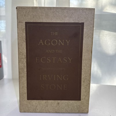 The Agony and the Ecstasy  by Irving Stone - 1963 Illustrated Edition - Rare