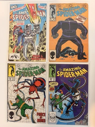 The Amazing Spider-Man, Vol 1 | Lot of 4 | #237, 271, 296, 297 | Marvel Comics |