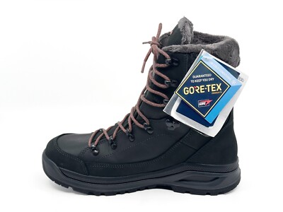 NIB LOWA Women's Renegade Evo Ice GTX High Cold Weather Boots, Anthracite 9/41