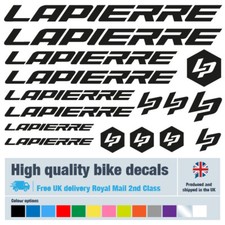 Lapierre bike labels / decals / stickers, 5+ years external quality (31 pack)
