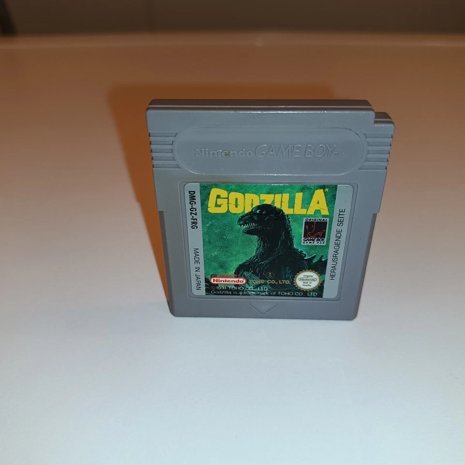 Godzilla - Gameboy Spiel Modul + Anleitung Nintendo Game Boy Cartridge Toho 1989 - Bild 4 von 4