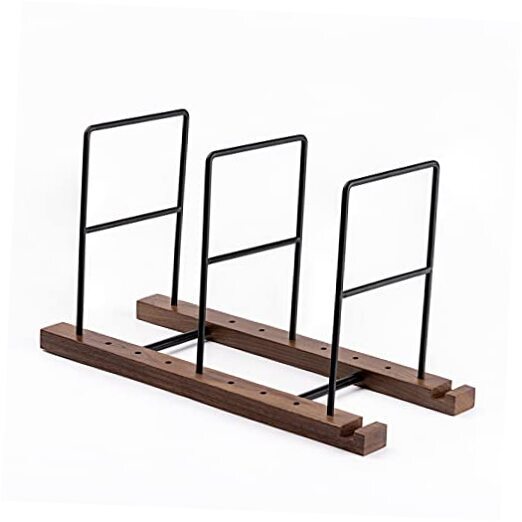 Vinyl Record storage, record holder black walnut,60 to 80 LP ,with Now Playing