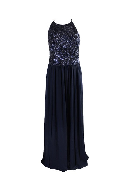 vera wang navy gown