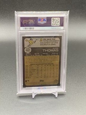2022 Topps Heritage Alek Thomas 597 RC Chrome /999 PSA 9 | Arizona