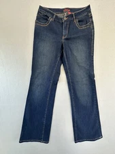 Jag Jeans Womens 6 Stretch Bootcut Dark Wash Denim Blue