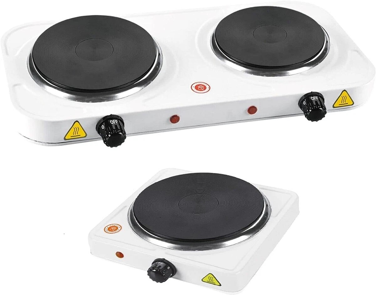 Hot Plate Electric Cooker Double Single Portable Table Top Hob 1500/2500W |  eBay
