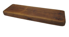 Reclaimed Distressed Solid Oak Beam Mantel Piece Shelf 75cm Rounded edge