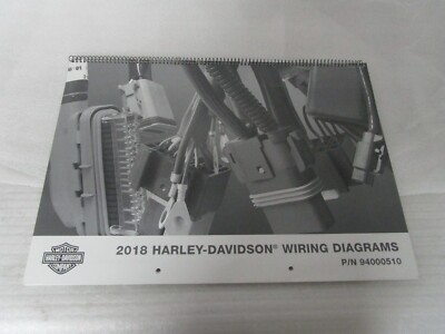 2018 Harley Davidson All Models Service Wiring Diagram Wall Chart 94000510