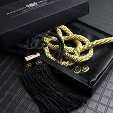 Vip Charm Junction Produce Jdm Fusa Black Kiku Jp Knot Gold Bk Kin Tsuna Rope