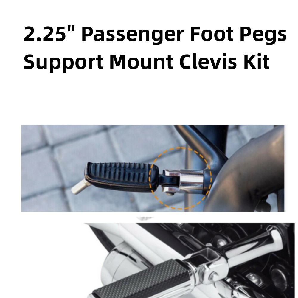 Aazon.co: AIRCT Passenger Foot Peg Support Footrest ount Clevis Kit For 2018-2024 Harley
