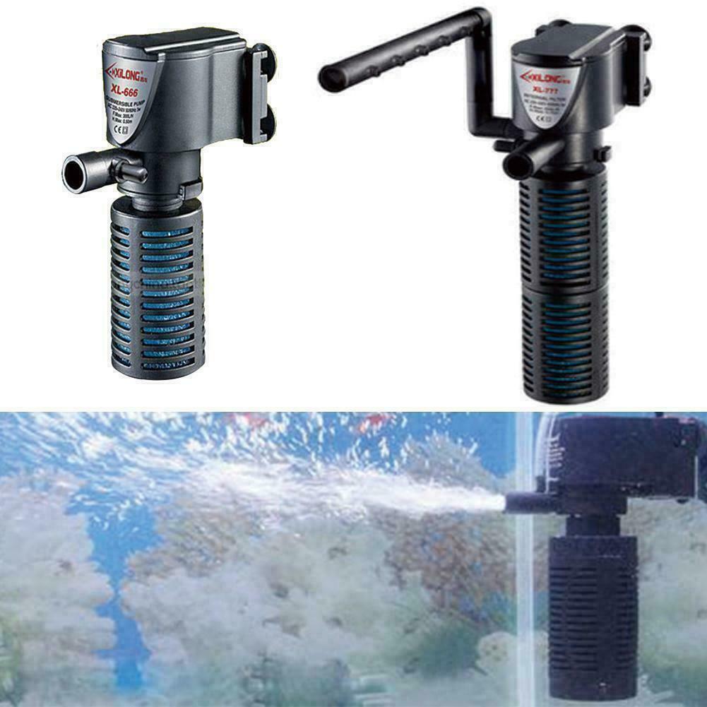 Aquarium Internal Submersible Fish Tank Spray Bar Filtration Pump C0F3