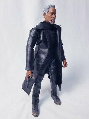 Morgan Freeman Actionfigur 1/6th Custom built OOAK 12'' on Aibrushed BBI Body 