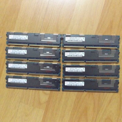 Lot De 4 Barrettes Mémoire Hynix 16 Go (4x4 Go) - DDR3 PC3-10600R - Pour Serveur - Occasion