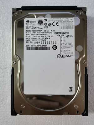 Fujitsu MAW3073NP 73GB 10K RPM 3.5'' 68PIN U320 SCSI Hard Disk