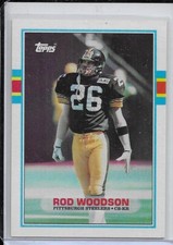1989 Topps #323 Rod Woodson CB-Kick Returner Pittsburgh Steelers HOF Super Bowl