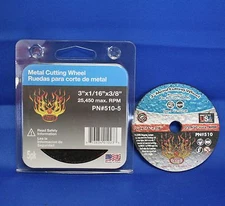 Cut off wheel 3”x1/16” 25,450 max RPM High Teck  (Pack of 5)