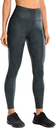 CRZ YOGA Women's Faux Leather Workout 