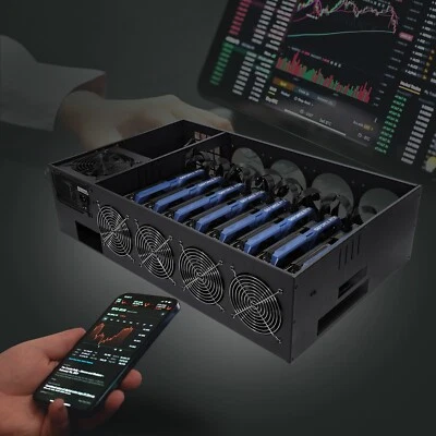 5 STAR Ethereum ETH 8 GPU Miner Mining Machine System for Mining ETH GPU Miner w/ CPU