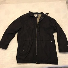 Elan women's black coat Large