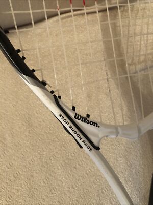 Wilson Tour Slam Tennis Racket L3 4-3/8 Stop Shock Pads Power