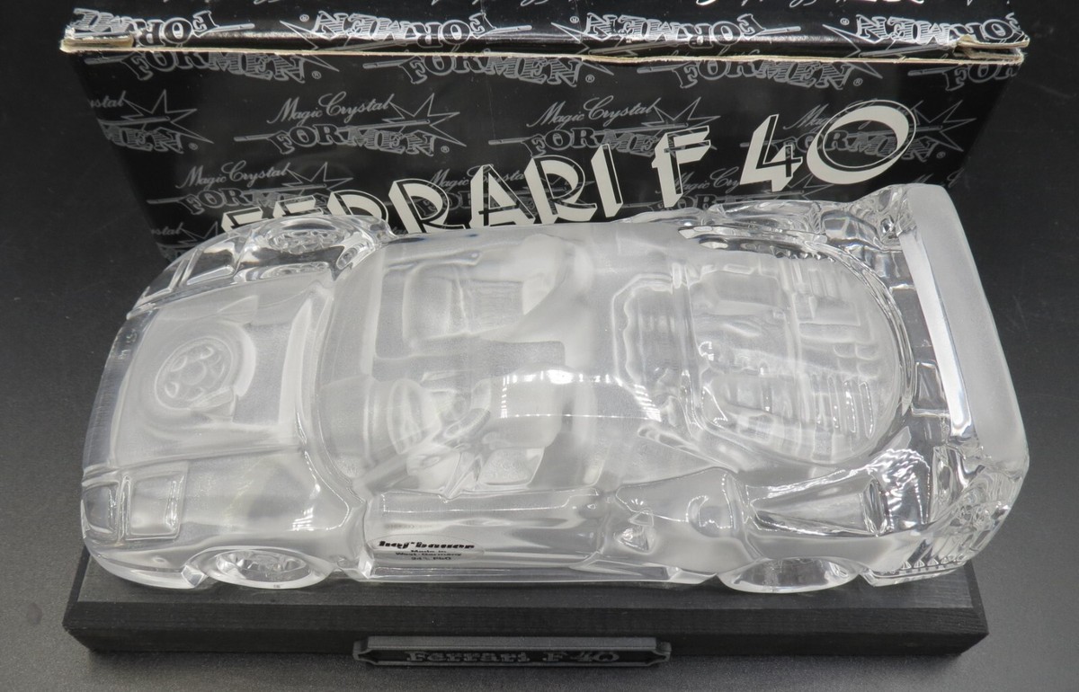 HOFBAUER Ferrari F40 Crystal Car Paperweight NEW in box!! | eBay