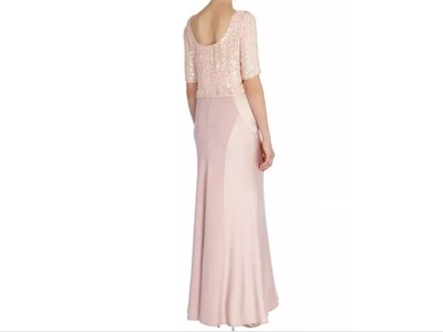 New Coast Size 14 Dera Blush/Pink Maxi Skirt Evening Cocktail Wedding  BNWT