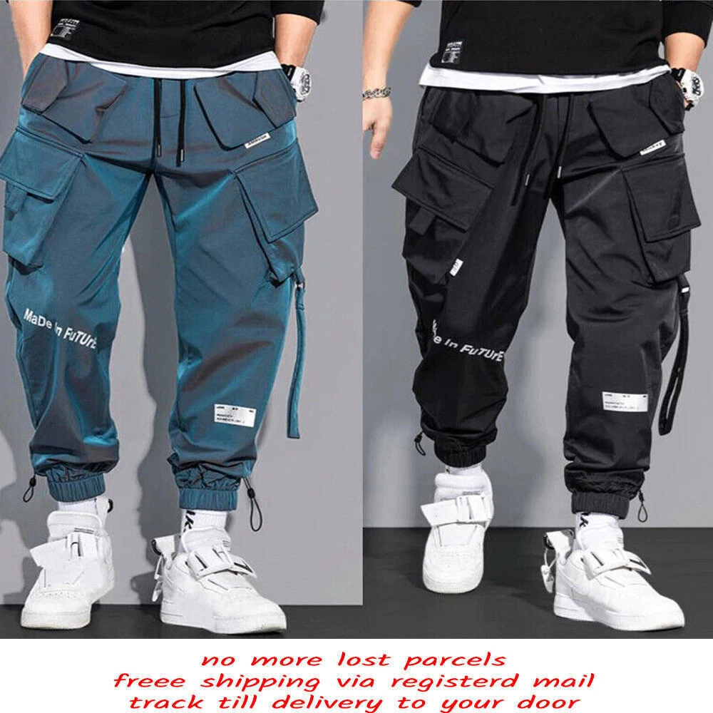 Pantalones Largos Deportivos De Gimnasio Para Hombre Chándal Moda Hip Hop  CasuaL