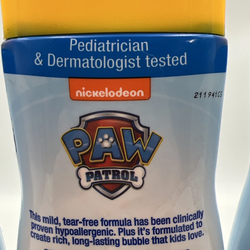 3 Pack Nickelodeon Paw Patrol Bubble Bath 24 fl oz Raspberry Rescue Scented New - Image 4 of 4