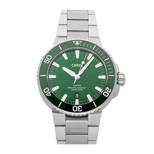 Oris Aquis Date Auto Steel Mens Bracelet Watch 01 733 7730 4157-07 8 24 05PEB