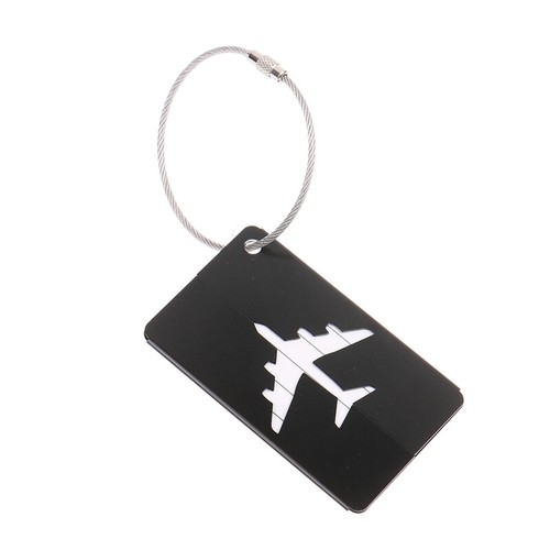 Aluminum Alloy Travel Luggage Tags Baggage Suitcase Address Tag Label =s= - Picture 16 of 19