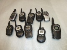 LOT OF 10 2 WAY RADIOS WALKIE TALKIES COBRA UNTESTED FOR PARTS.