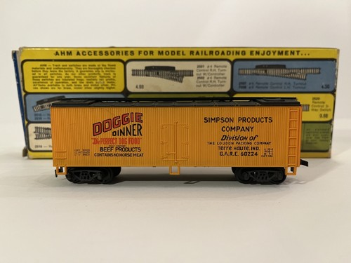 HO AHM/Rivarossi Doggie Dinner 40' Reefer - #G.A.R.E. 60224 | Zustand: Used