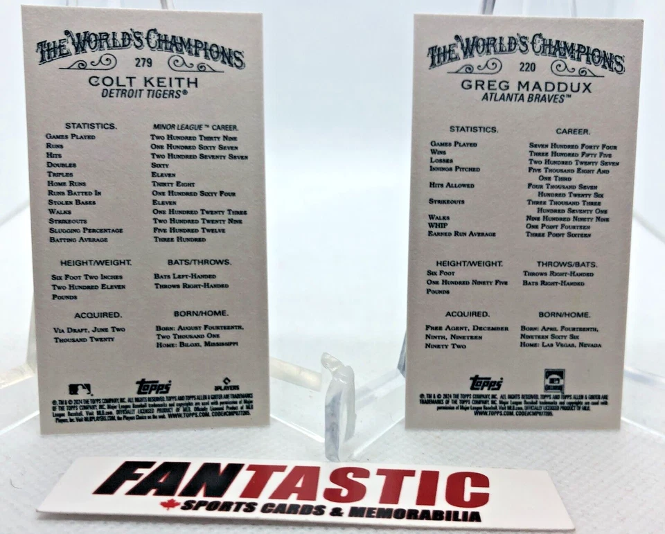 2024 Topps Allen & Ginter MINI Black Border Parallel Card YOU PICK - Image 2 of 2