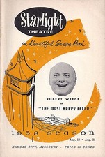 Frank Loesser "MOST HAPPY FELLA" Robert Weede / Art Lund '58 Kansas City Program