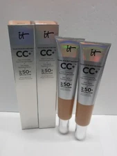 IT COSMETICS YOUR SKIN BUT BETTER CC+ CORRECTING CREAM MEDIUM 2.53 OZ *2 PC LOT*