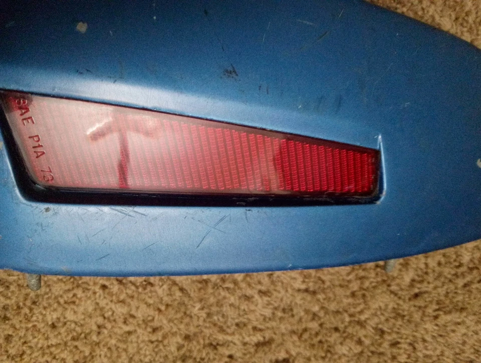 OEM GM 1973 Pontiac Grand Prix GP Rear Marker Light Lamp Lens HOUSING PANEL RH - Image 2 of 4