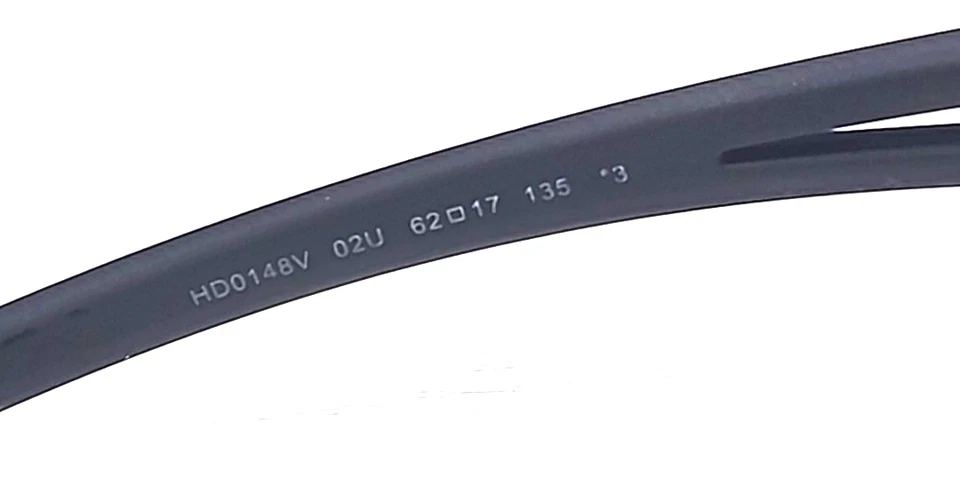 Harley Davidson HD0148V Black Wrap Yellow Sunglasses 62-17 135 - Image 4 of 4