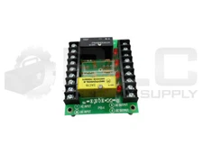 OPTO 22 PB4 CIRCUIT BOARD W/ MOTOROLA IAC15 INPUT MODULE W/ OAC-15 OUTPUT MODULE