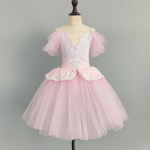 White Ballet Tutu Skirt Ballet Costumes Girls Professional Dance Skirt Ballerina - Picture 17 of 19