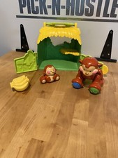 Fisher Price Baby Amazing Animals Monkey Friends Tote Jungle Bananas Gorilla Ape