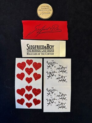 Siegfried & Roy The Mirage Las Vegas Secret Garden Collectable Coin Packet