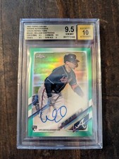 2021 Topps Chrome Rookie Auto William Contreras Green Refractor #RAWC #/99