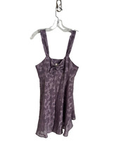Vtg Victorias Secret Gold Label Purple Chemise Nightie Sheer Fairycore NWT Small