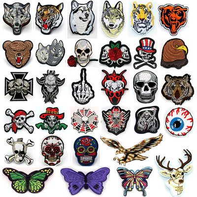 Iron on patch WCC ricamate Choppers till you la badge aufbügler tonaca badge