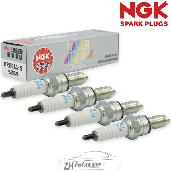 4X NGK 6289 CR9EIA-9 Iridium IX ZüNdkerze FüR Suzuki GSX-R 1000, K7-K9 Kawasaki-image