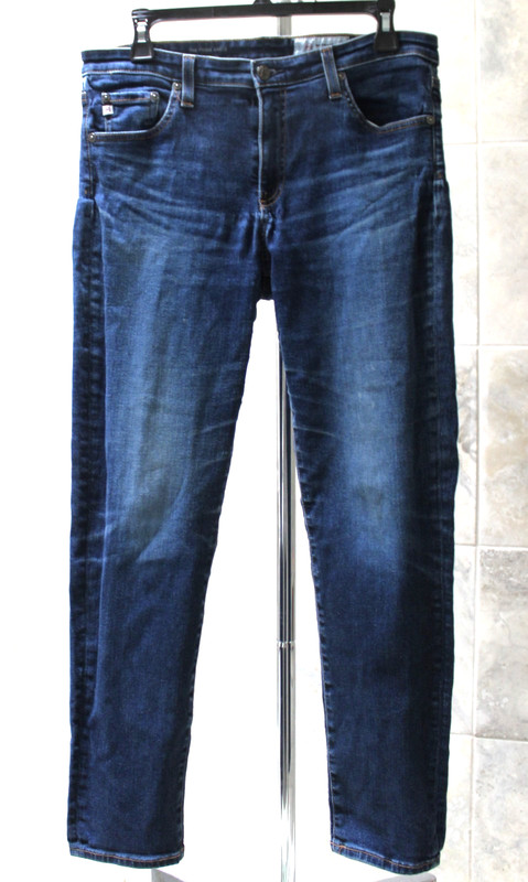 AG Adriano Goldschmied Denim sz 31R (32x28.5) Blue Prima Cigarette Ankle Jean
