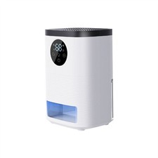 Mini Déshumidificateur Électrique De Table 1400ml, Réservoir Amovible Blanc