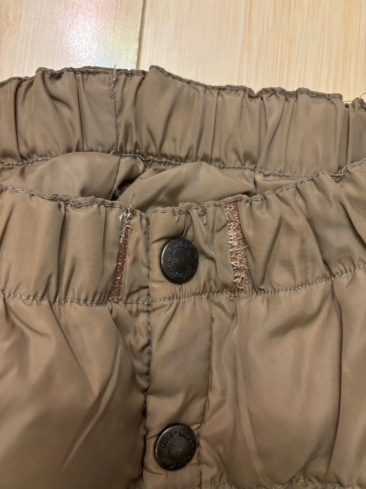 Pantalones de Caza Aislados Plumón de Ganso Cabelas Años 80 De Colección Acolchados Botón Mosca Medianos Foto 3 de 4
