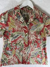 tori richard hawaiian shirt women medium Cotton Casual Business Daily Vintage
