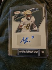Malik Rutherford 2025 Sage #A-MR Autograph - Georgia Tech